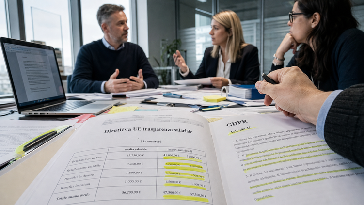 La trasparenza salariale europea si scontra col GDPR