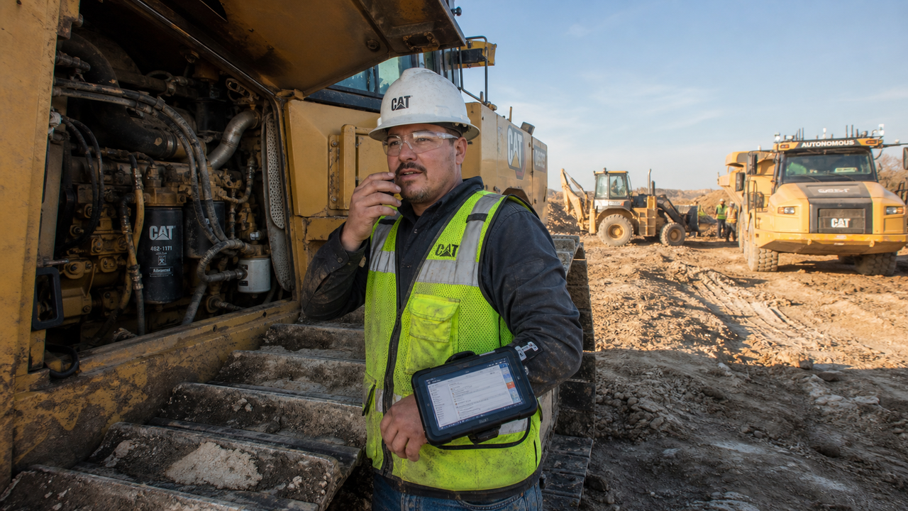 Caterpillar porta l’AI nei cantieri con 16 petabyte di dati