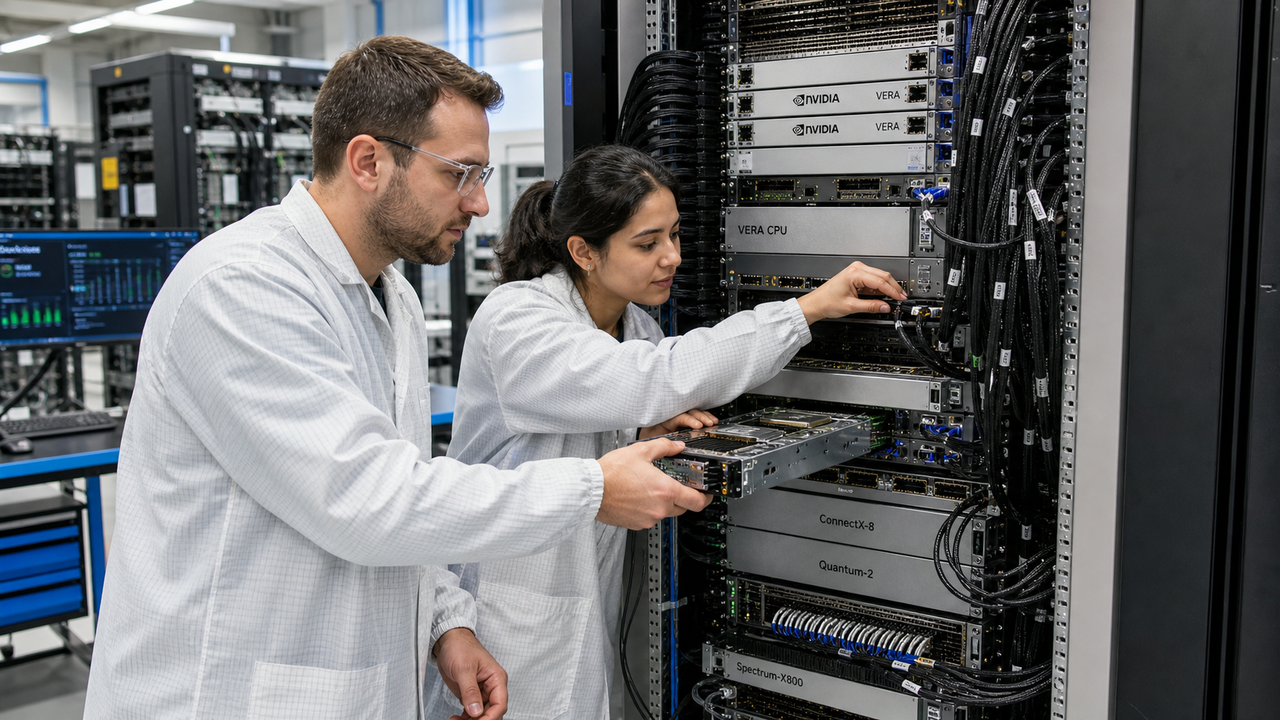 NVIDIA va oltre le GPU con i sistemi Vera Rubin