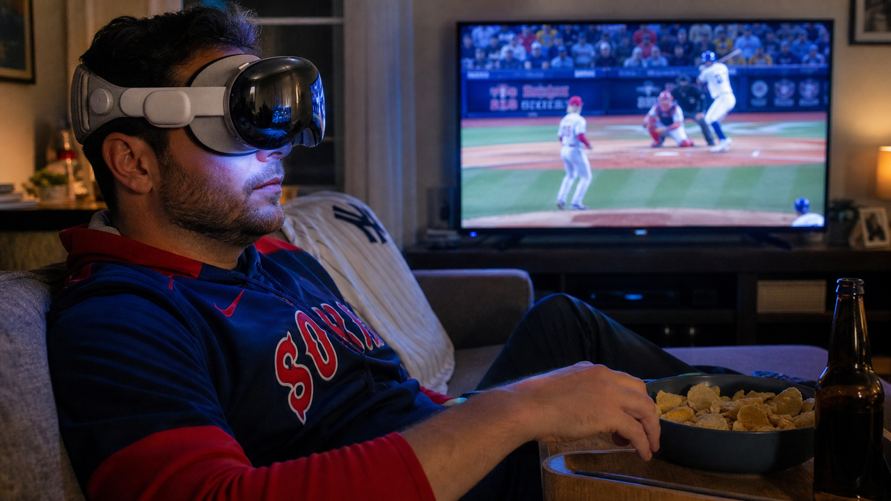 Apple porta il baseball immersivo su Vision Pro