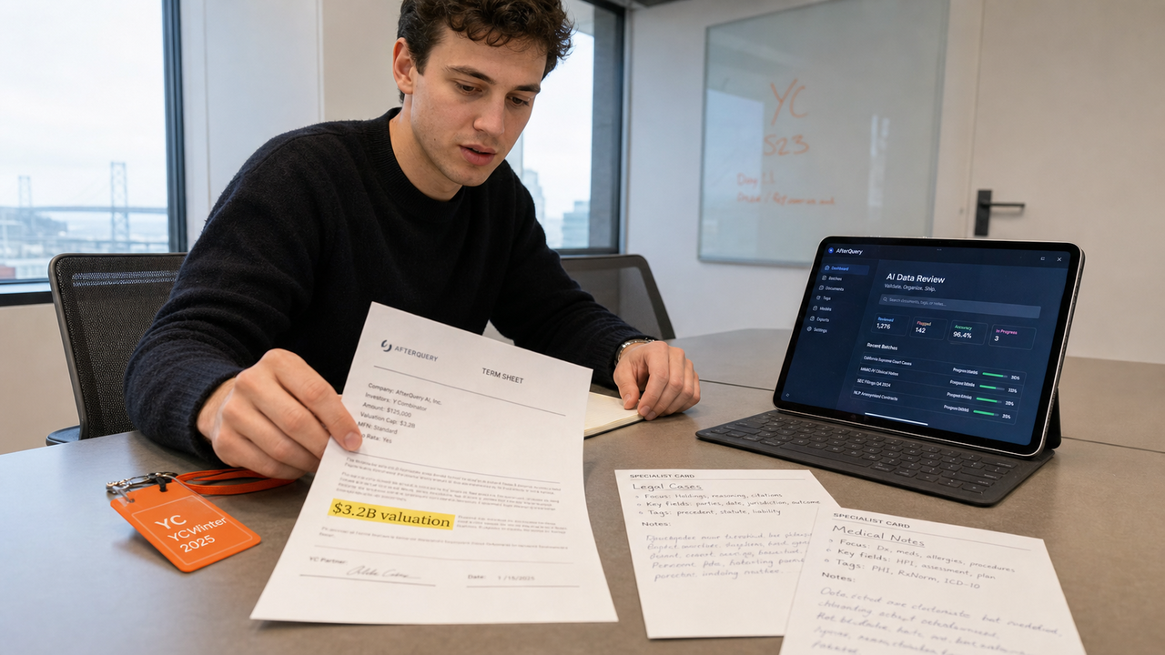 AfterQuery vale 3,2 miliardi e firma il record di YC