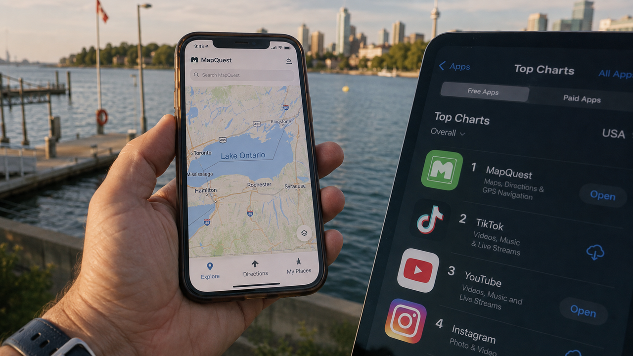 MapQuest rifiuta Lake America e conquista l’App Store USA