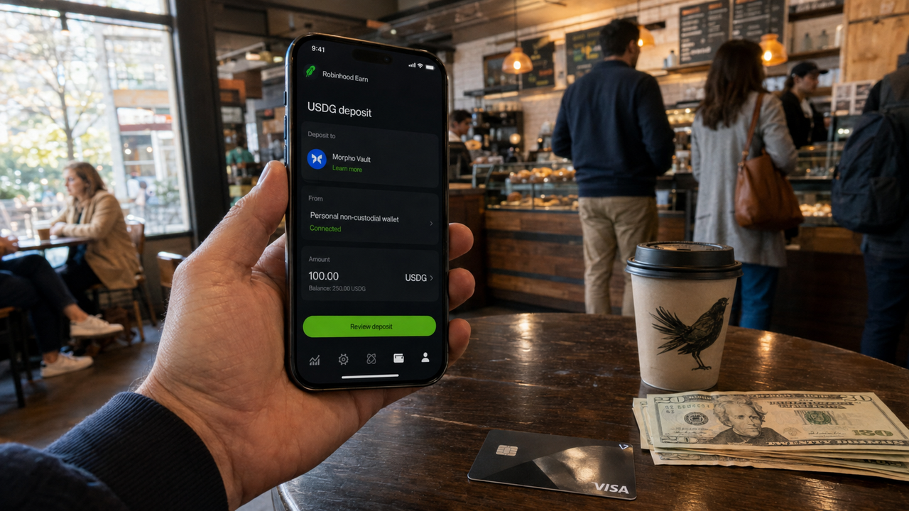 Robinhood costruisce Earn sul credito aperto di Morpho
