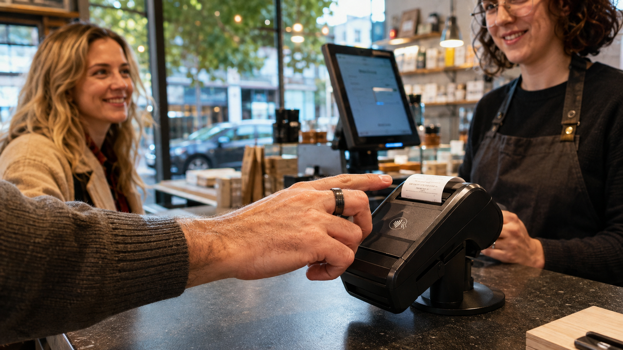 Circular lancia Ring 3 con pagamenti contactless