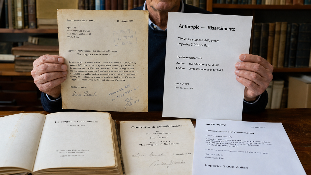 Autori ed editori si contendono i risarcimenti di Anthropic