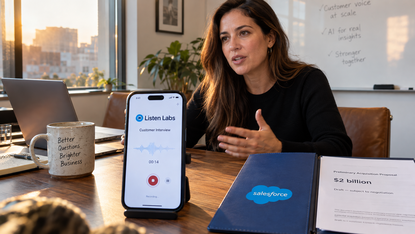 Salesforce tratta l'acquisto di Listen Labs per 2 miliardi