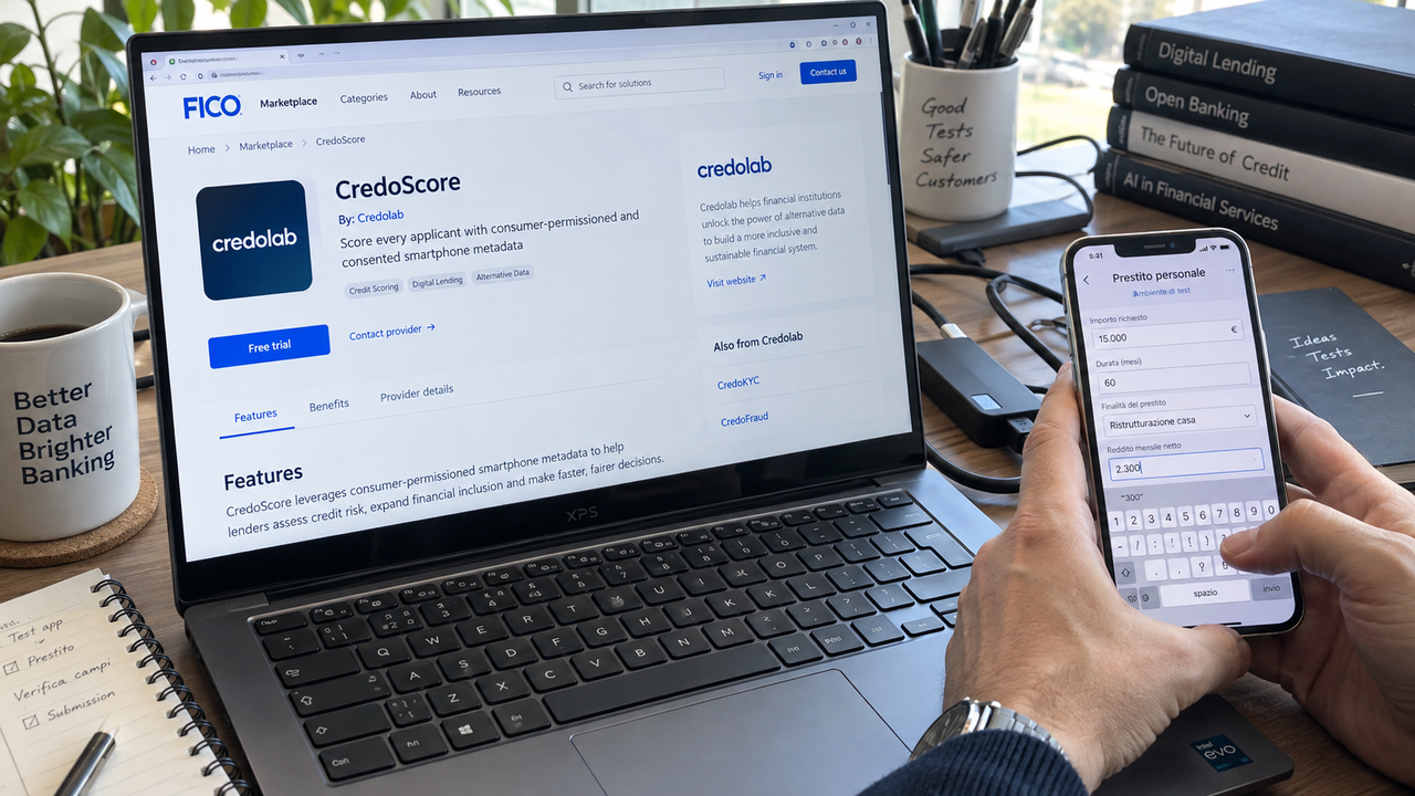 Credolab integra il suo scoring comportamentale in FICO