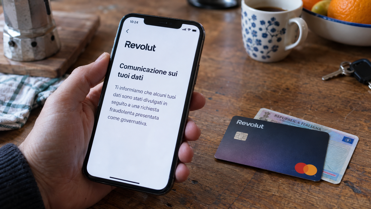 Revolut consegna dati agli hacker che si fingono autorità