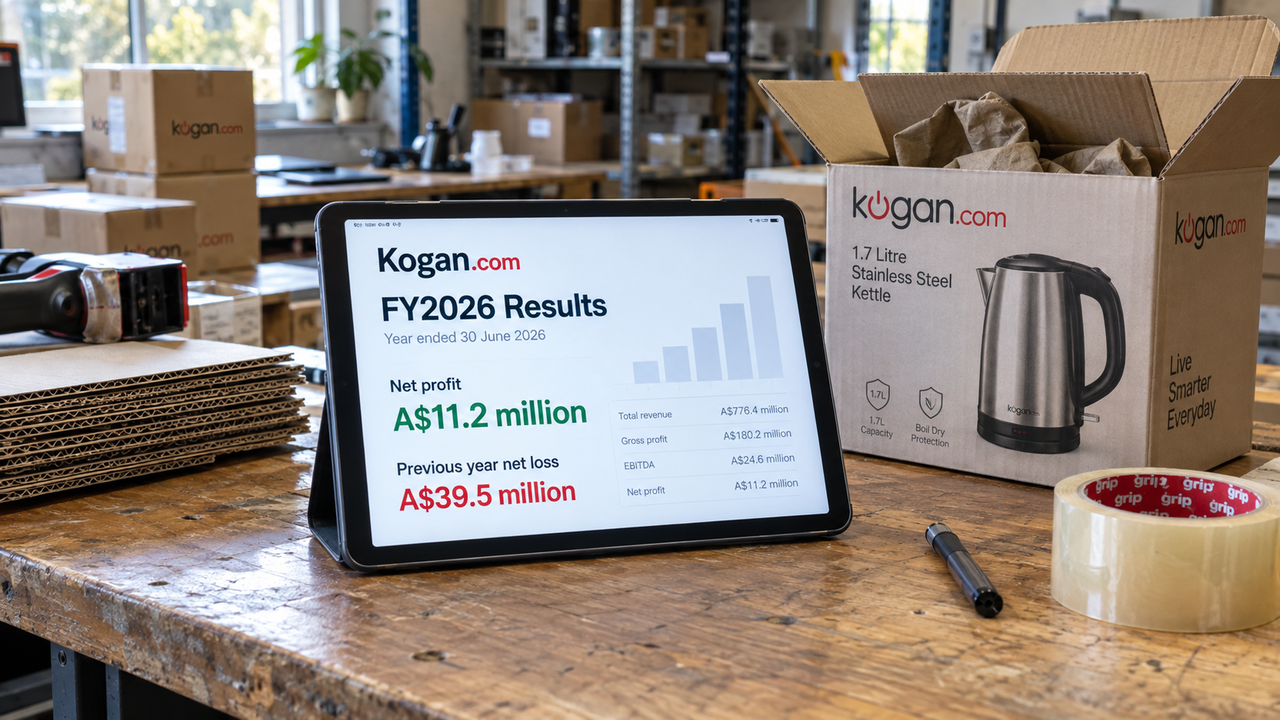 Kogan.com torna in utile grazie al controllo dei costi