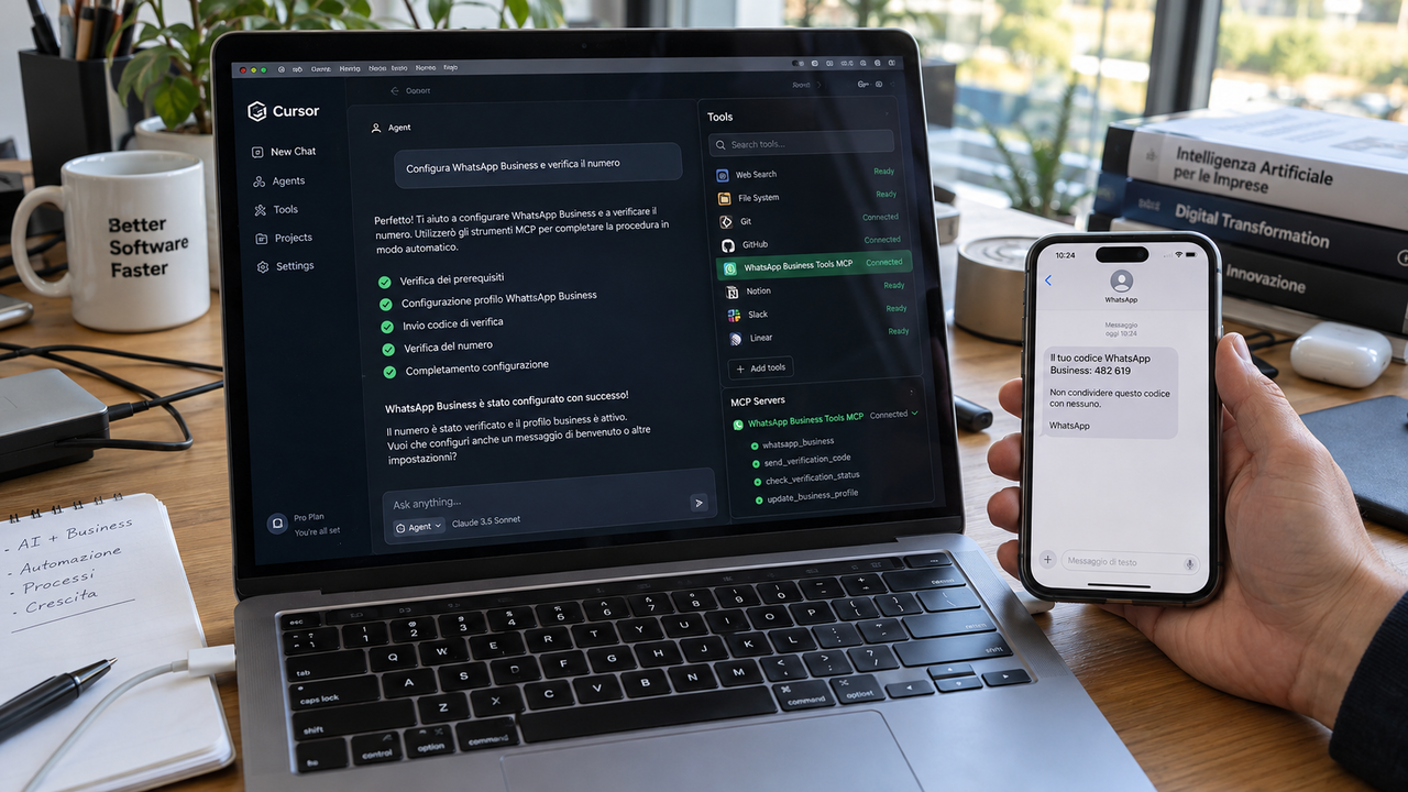 Meta apre agli agenti AI per configurare WhatsApp Business