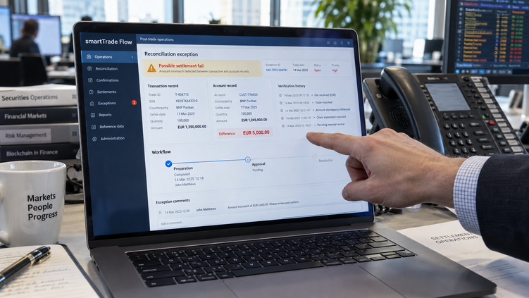 smartTrade unifica il post-trade in tempo reale con Flow