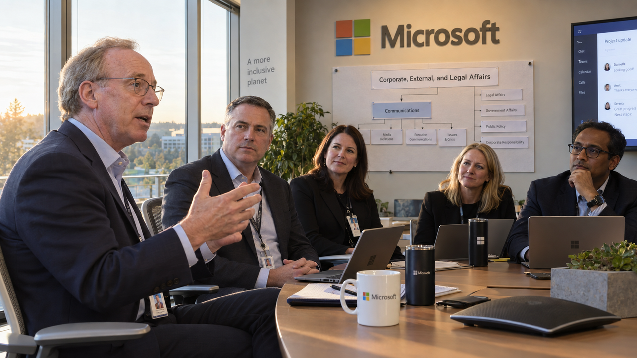Microsoft affida a Brad Smith la comunicazione aziendale