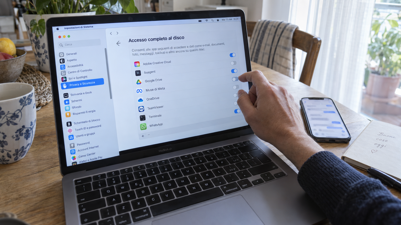 Apple cambia i permessi di macOS per proteggere i messaggi