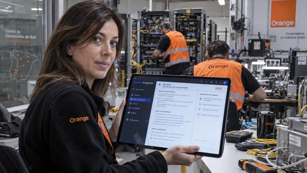 Orange Spagna testa la governance con 1.000 agenti AI