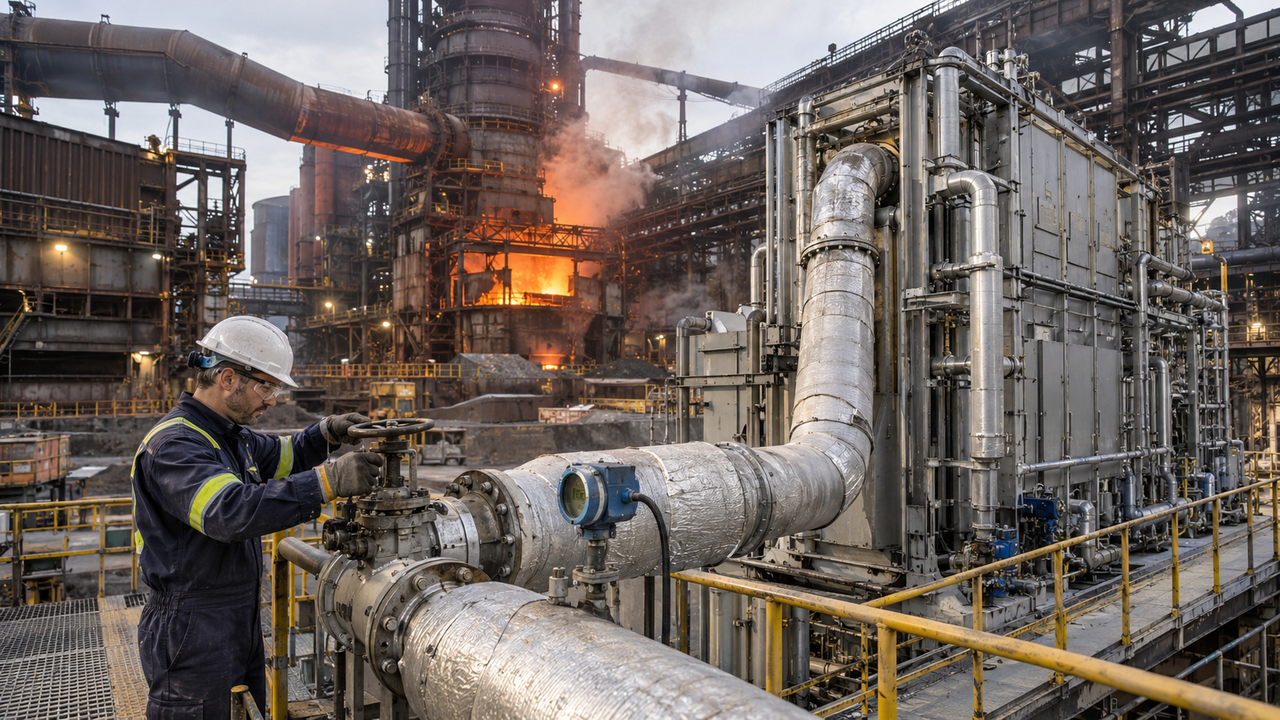 Helix Carbon ricicla la CO₂ per ridurre i costi del ferro