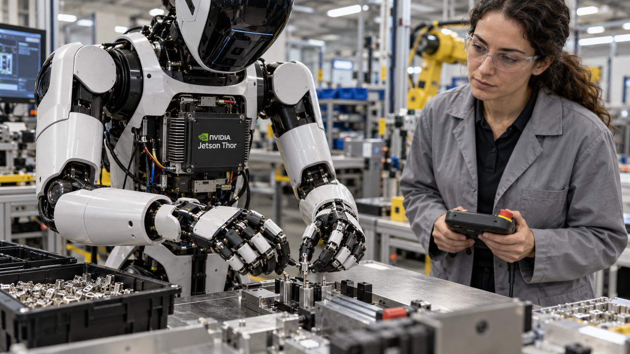 NVIDIA potenzia Isaac per i robot e le fabbriche