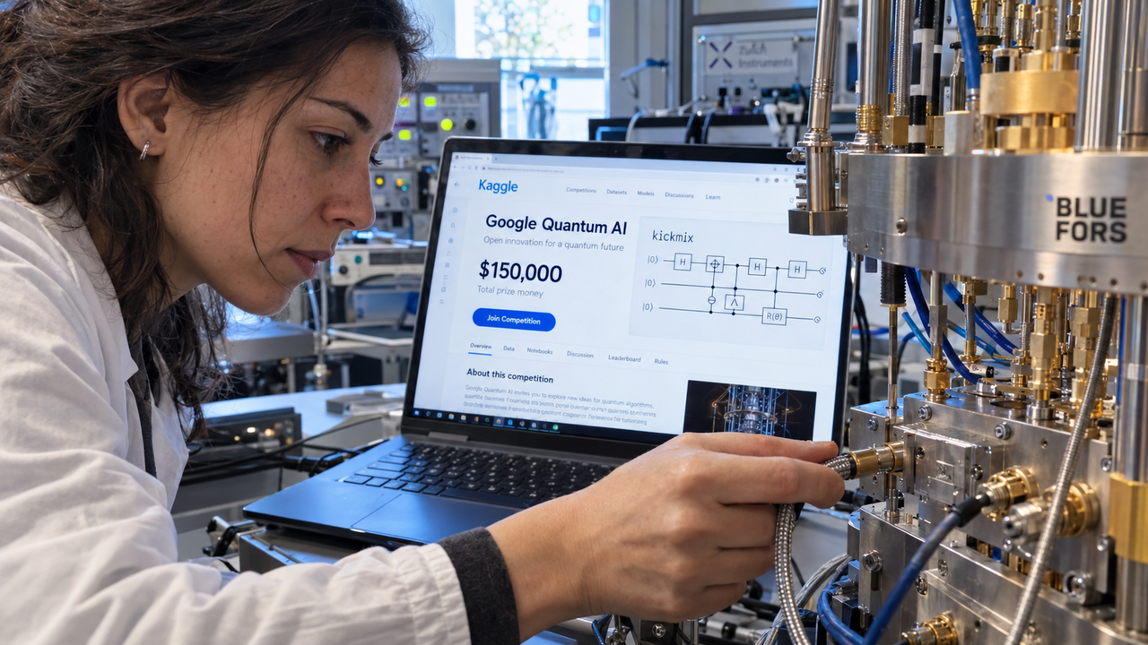 Google lancia una gara AI per snellire i circuiti quantistici