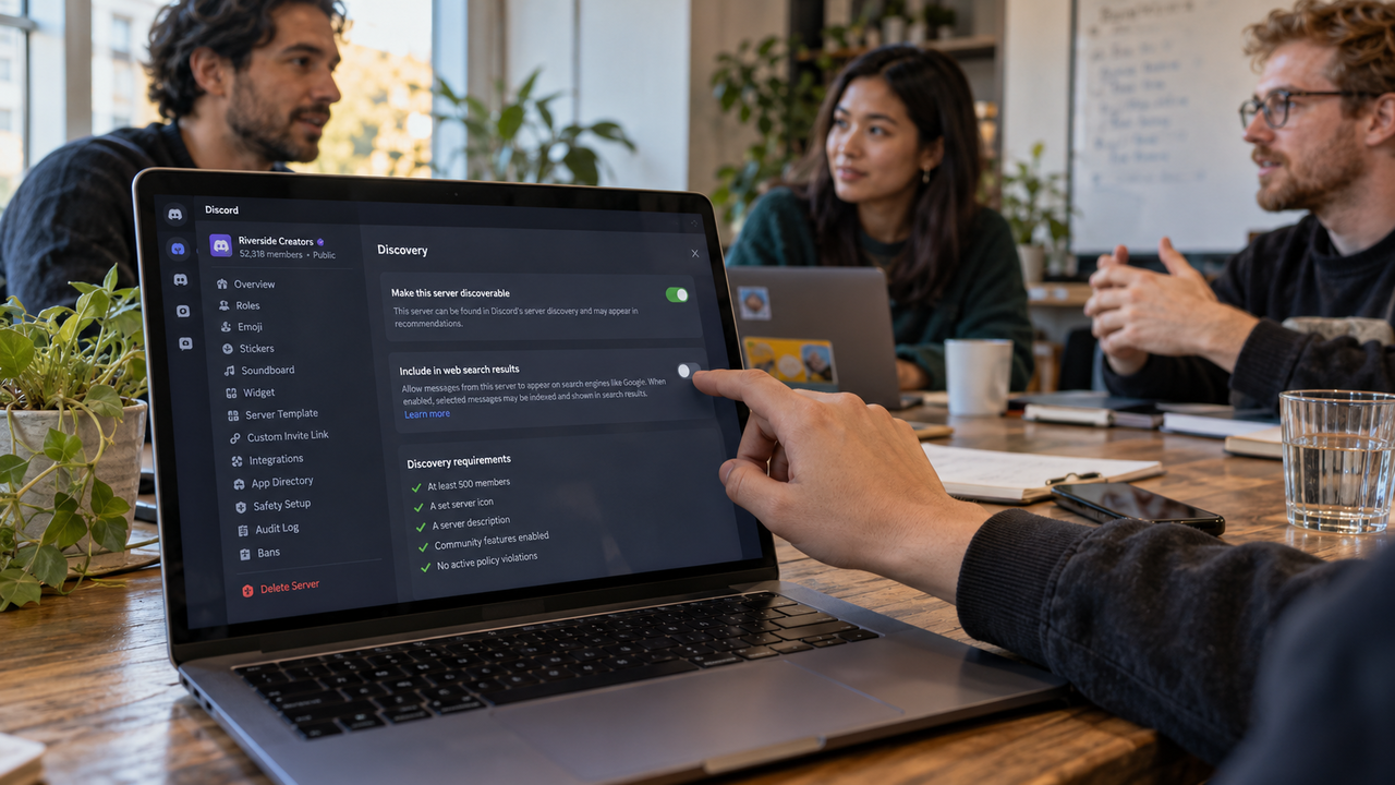 Discord apre i messaggi pubblici ai motori di ricerca