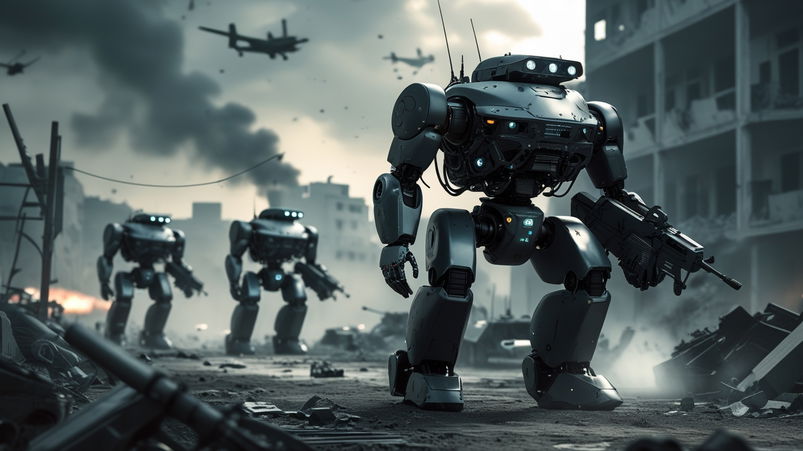 Terminator: robot da guerra con IA in marcia