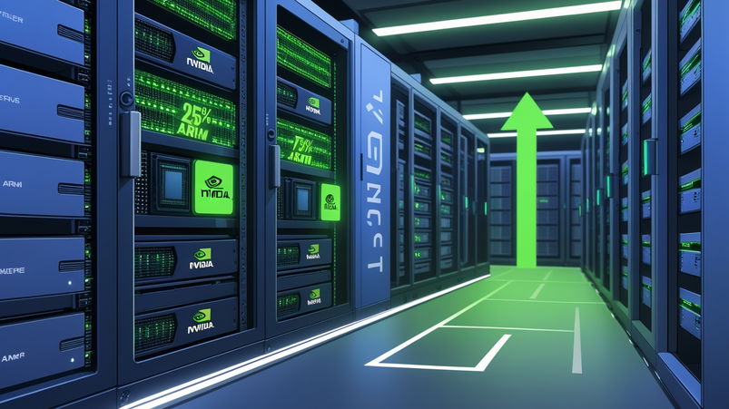 Arm conquista il 25% del mercato server grazie a Nvidia
