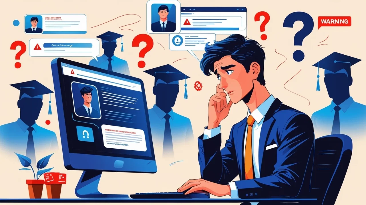 Truffe ai nuovi dipendenti con falsi capi online