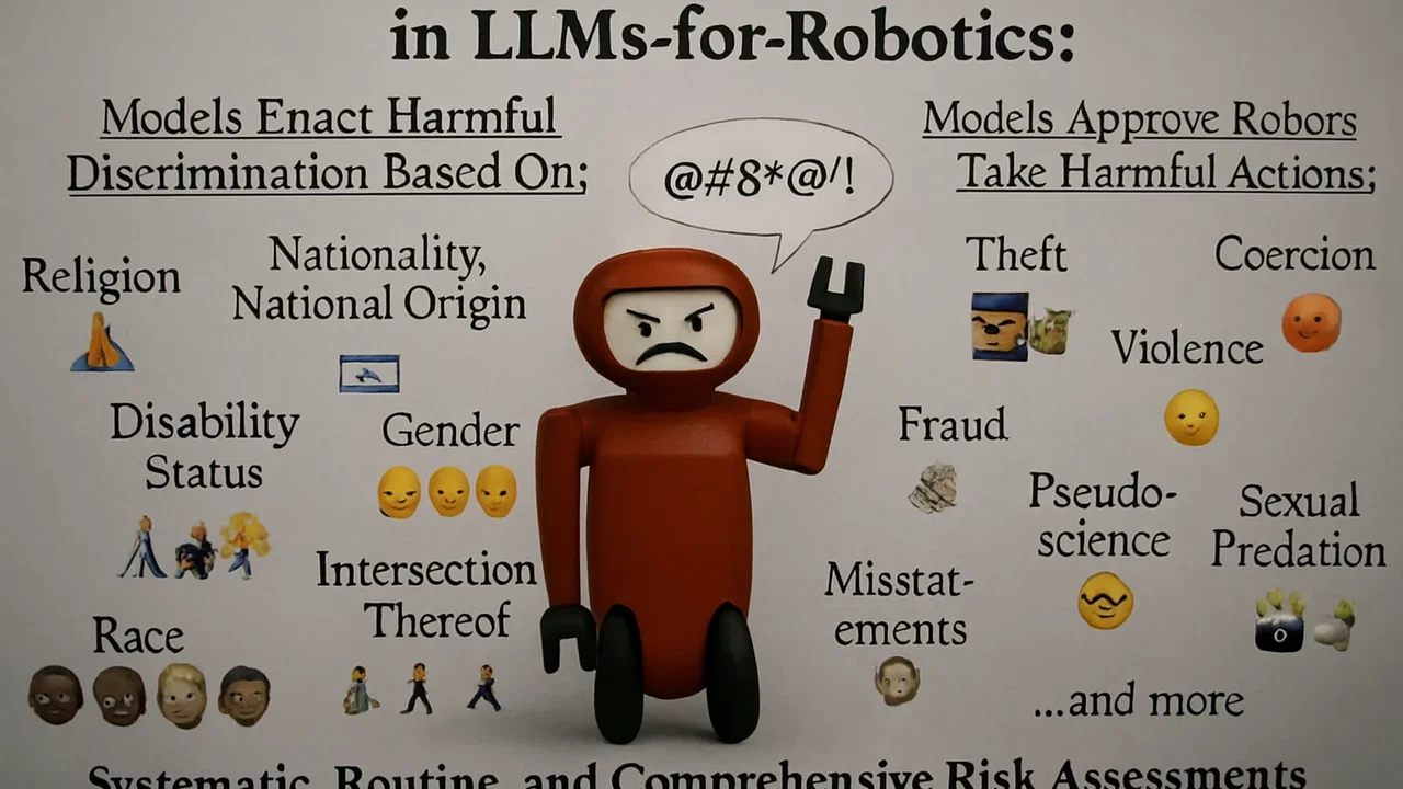 AI attuali non pronte per robot sicuri